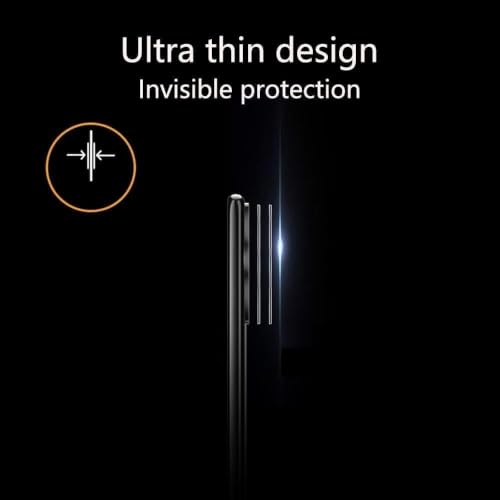 Image of Pack 1- Back Camera Glass Protector Compatible with Reno 16C 5G [3D Premium] Camera Glass Protector (Black)