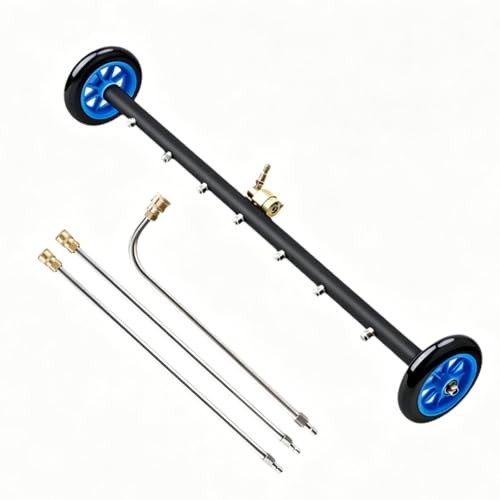 MagiDeal Nettoyeur haute pression pour châssis de voiture, nettoyage de la boue, accessoire à 3 buses, Bleu