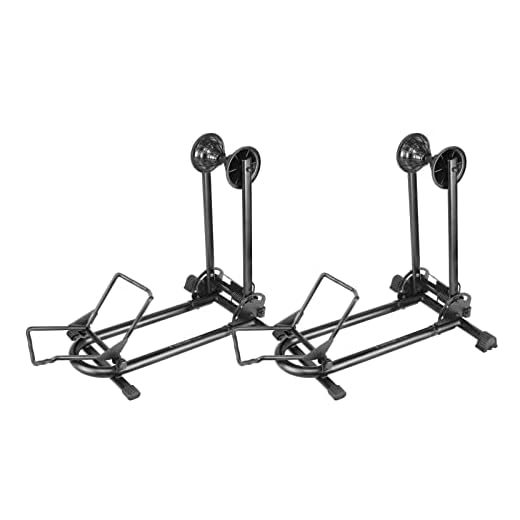 2 x BIKEHAND Fat Electric E Bike Bicycle Tire Floor Type Parking Rack Stand - for Mountain and Road Bike Indoor Outdoor Garage Storage - Max Tire Width 4"