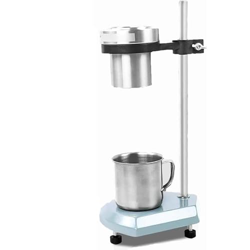LTEJUMQ Viscosímetro Profesional de Escritorio, Vaso Viscosímetro de Laboratorio con Soporte Ajustable, Mide la Viscosidad de Pinturas, Barnices y líquidos, Rango 49-220 CST