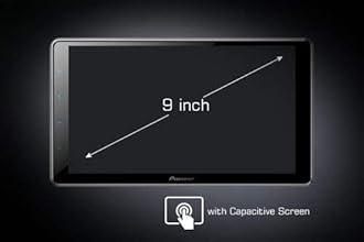 Pioneer DMH-ZF9350BT 9" Floating Hi-Res Audio AV Receiver with Wireless Apple CarPlay and Android Auto