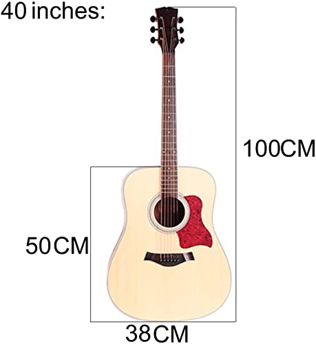 Full Size Guitar Guitar 6 String Silky Feel Sound Crisp C Shaped Neck Missing Corner Right Hand Adult Beginner Folk… - Les Beatles, Paul McCartney, John Lennon, RIngo Starr, George Harrison Full Size Guitar Guitar 6 String Silky Feel Sound Crisp C Shaped Neck Missing Corner Right Hand Adult Beginner Folk… – Image 6