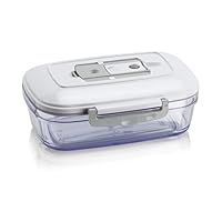 Magic Vac, Contenitore Sottovuoto per Alimenti Family, Ermetico, con Coperchio, per Conservazione, Lavabile in Lavastoviglie, Capacità 1 L, BPA-Free, Made in Italy