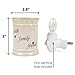 Dawhud Direct Wall Plug-in Wax Warmer for Scented Wax Ceramic Faith Family Friends Electric Home Fragrance Warmer for Essential Oils Candle Wax Melts and Tarts Scent Warmer Night Light