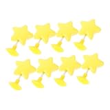 [SOESFOUFU] 8個ユニバーサル対応 かわいい星型ヘルメットトップ飾り バイク スクーター ボード用 ゆらゆら揺れる 固定式ヘルメットチャーム 大