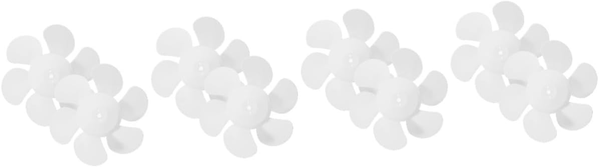 8pcs Replacement Fan Blades for Bathroom Exhaust Fans Lightweight and Easy to Install for Kitchen and Rv Ventilation