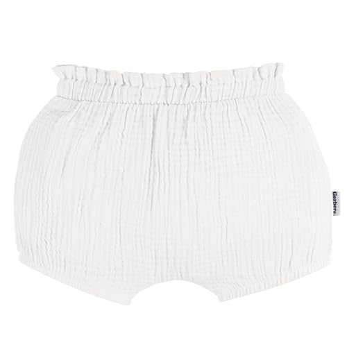 Gerber Baby Girls' 3-Pack Bubble Shorts, Brown/Dot/White, 24 Months - image 2