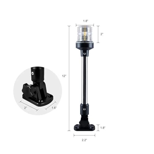 Luces de anclaje para barcos de pesca que evitan colisiones con visibilidad 360 2