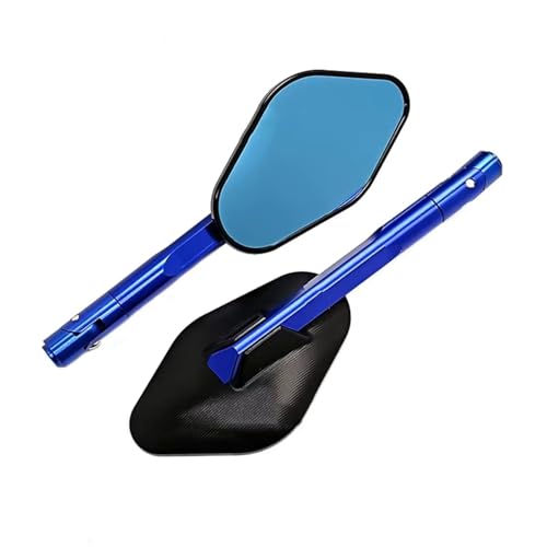 �T�C�h�~���[ For CB1000R For CB1300 For CB600F For Hornet For CBF600 For CB400 For CBR125R For CBF125 8mm/10mm �o�C�N�p�o�b�N�~���[�A�N�Z�T���[(Blue)