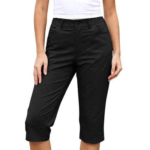 Pantalon capri d'été pour femme short de loisirs confortable