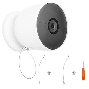 UIQELYS Anti-diefstal beveiligingsketting, compatibel met Google Nest Cam (batterij), Arlo Ultra-4K UHD, Arlo Pro 3…