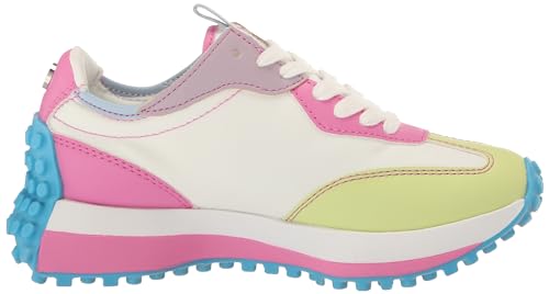 Steve Madden Girls Shoes JCAMPO Girls Campo Sneaker, Neon Multi thumb #5