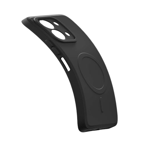 Image of Back Cover | MagFit Ring Design (Non-Magnetic) | Shockproof Case | Anti-Slip Grip | Raised Camera Edges | Slim Protective Case for Mi Redmi 15C 5G / Poco C85 5G (Matte Black)
