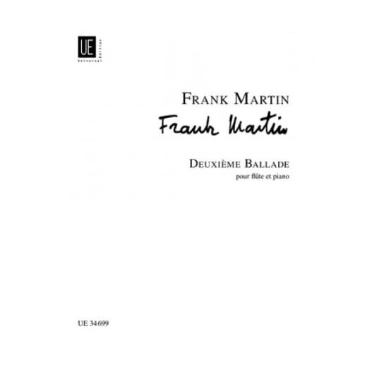 MARTIN F. - Deuxieme Ballade para Flauta y Piano