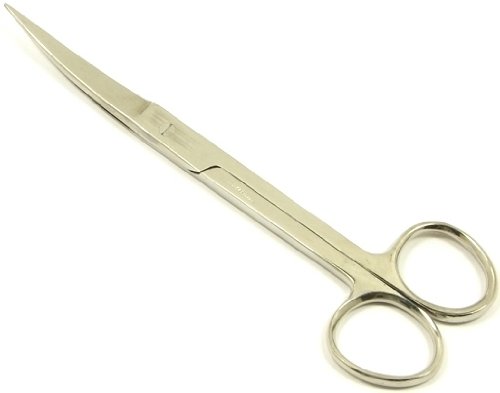 Operating/Dressing Scissors Sharp/Sharp 4 1/2 inches Curved, Stainless