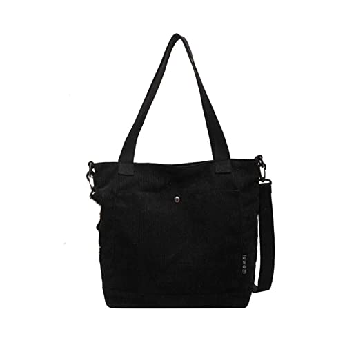 HIMALIOP Bolsa de Lona Mujeres Bolso de Hombro de Las Mujeres Ladies Color Sólido Plegable Casual Casual Tote Cremallera Handbord Bolsos Crossbody Cover