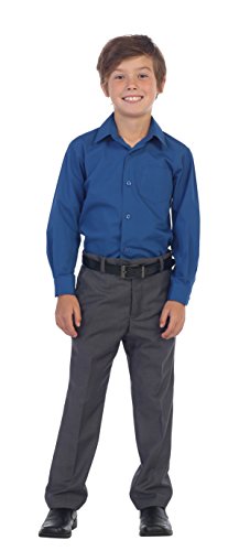 Image of Gioberti Boys Long Sleeve Solid Dress Shirt