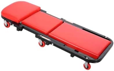 Foldable Mechanic Creeper 2-in-1 Auto Repair Chair, 300LBS Capacity, Adjustable Garage Shop Tool for Laying Down or Sitting, Ideal for Mechanics and DIY Enthusiasts