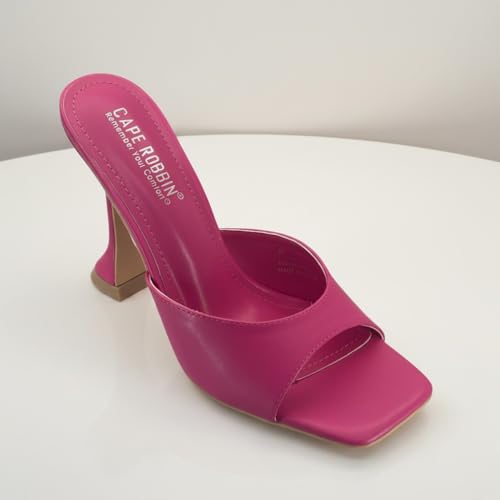 Image of Cape Robbin Lithe Sexy High Heels for Women, Square Open Toe Shoes Heels