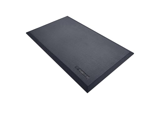 山善(YAMAZEN) 楽マット楽 600X450 疲労軽減マット 立ち仕事 腰痛対策 負荷軽減 YC-45600-17(BK)【改正RoHS対応】