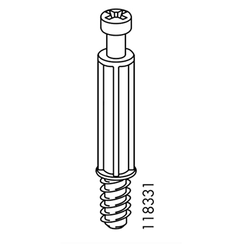 Image of Cam Lock Screws Replacement for IKEA Part #118331(Pack of 12)