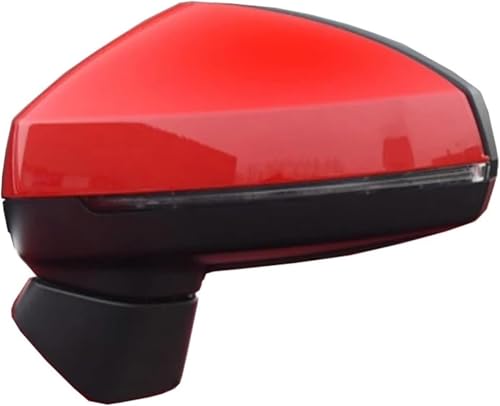 Rétroviseur électrique gauche rouge 6 broches pour Audi A3 de 2014 à 2021