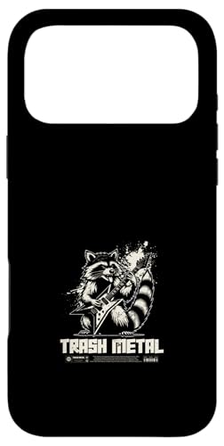 Trash Metal Raccoon Rocking Guitar �X�}�z�P�[�X iPhone 17 Pro Max �p