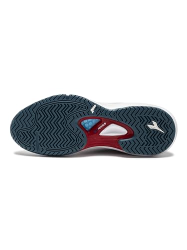 Image of Diadora Mens Speed Blushield Fly 4 Plus All Ground Tennis Sneakers Shoes - Grey