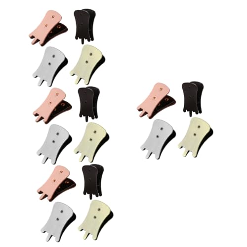 Vaguelly 4セット 二胡ミュート クロマチックチューナー 楽器 ピッチ修復ツール ゴルフ ギターチューナークリップ 大きなバインダークリップ ディボット ストロボチューナー 鋼 4個*4