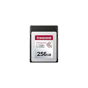 Transcend 256GB CFexpress Type B Card 820, Read Up to 1,700, 5 Year Warranty, NVMe PCIe Gen3 x2, 3D NAND Flash (TS256GCFE820)