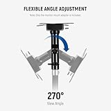 NEEWER Monitor Mount Adapter with Quick Release VESA Mount, 270° Adjustable Metal 5/8" C Stand Light Stand Adapter for Impact Screen Outdoor TV up to 17-32", Max Load 17.5lb/8kg, MA010 - Image 5