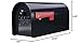 Gibraltar Mailboxes Tuff Body Large Capacity Galvanized Steel Black, Post-Mount Mailbox, TB1B0000