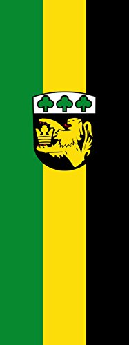 Drapeau Karlskron type pavillon vertical extérieur grand format 6m²