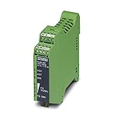 PHOENIX CONTACT PSI-MOS-DNET CAN/FO 660/BM LWL-Konverter mit Integrierter Optischer Diagnose für DeviceNet, CAN, CANopen bis 800 kBit/s, Basismodul, 660 nm Wellenlänge, Grün