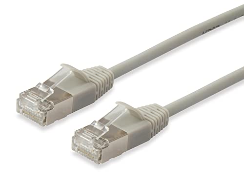 EQUIP Slim Screened Hose S/FTP Category 6A Halogen Free 10G 10M 606119L, beige