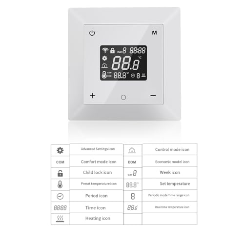 Chauffage au sol intelligent avec ce thermostat WIFI Tuya programmable AC 220V - 5