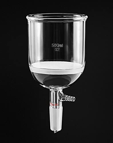Qwork WD3295 500Ml Filtering Buchner Funnel Medium Frit (G2) Lab Glassware thumb #2