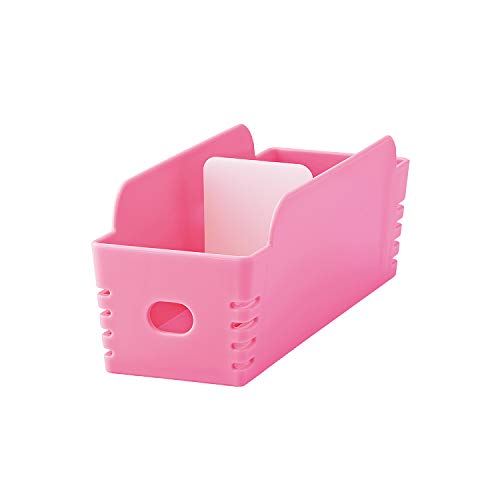 ライクイット(like-it)サッ!と取り出しちびホルダー ピンク 日本製 幅9x奥24x高9cm 子供靴用 立てる収納