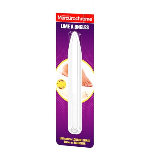 MERCUROCHROME Lime à Ongles En Verre Trempé