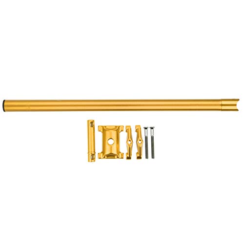 Kuuleyn Tija de sillín de Bicicleta, Tubo de sillín de Bicicleta de aleación de Aluminio para Bicicleta de montaña y Bicicleta de Carretera, tija de sillín de Bicicleta de (Oro)