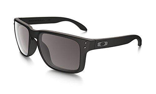 Oakley Okulary przeciwsłoneczne Holbrook 57 mm matowa czarna rama/ciepły szary obiektyw
