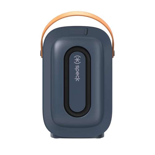 Image of Speck Speaker Gemtones Infinity Speaker Mid- Dark Grey /Chrome /Tan