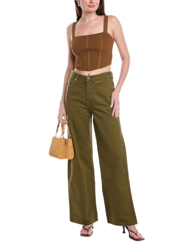 STAUD + WRANGLER: LOOSE FIT CREAM JEAN