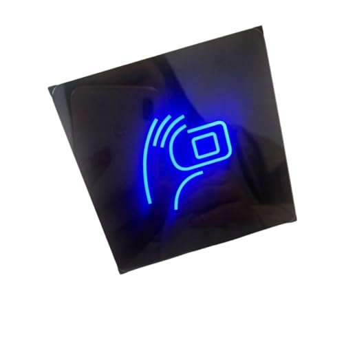 Lecteur RFID 125 KHz EM4100 YARONGTECH en verre trempé noir pour contrôle d'accès