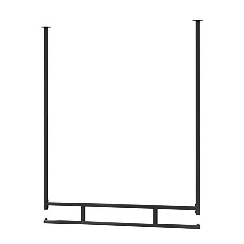 Portant à vêtements en métal robuste avec tringle haute résistance