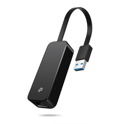 TP-Link UE306 Adattatore di Rete da USB 3.0 a Gigabit Ethernet 10/100/1000, Design Pieghevole e Portatile, Plug&Play in Nintendo Switch
