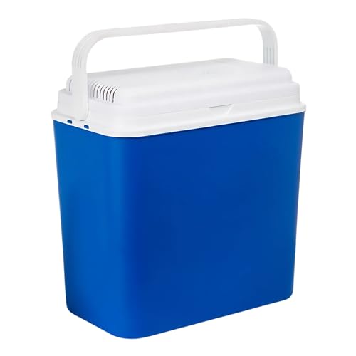 Nevera eléctrica de 24 l – Thermobox & Nevera de camping con conector de 12 V para coche, camión, barco, helado portátil, compacto y silencioso, ideal para viajes, picnic y enchufe, sin BPA – Kamai