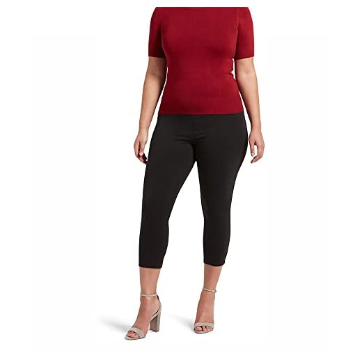 Stretch Cotton Leggings: Comfortable and Versatile Bottoms for Any Occasion | Black Leggings, Leggings with Pockets No nonsense Women's Cotton Capri Leggings, Black, Medium