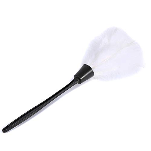 Oryougo 4 Pieces Soft Feather Hand Duster Black And White Turkey Feather Duster Brush For Home Furniture Car Cleaning Tool (Black & White) #TOP3