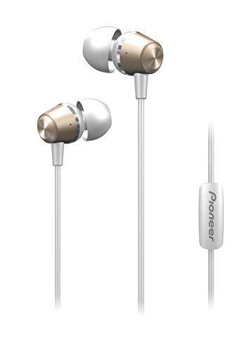 Pioneer in-Ear Deep Bass Headphones, Gold, SE-QL2T(G)